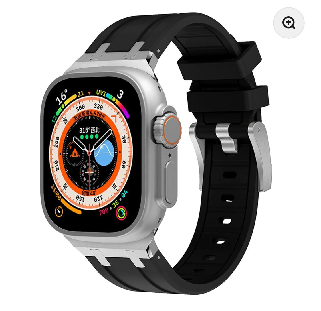 Watch Kordon 44mm,45mm,49mm Slikon Band