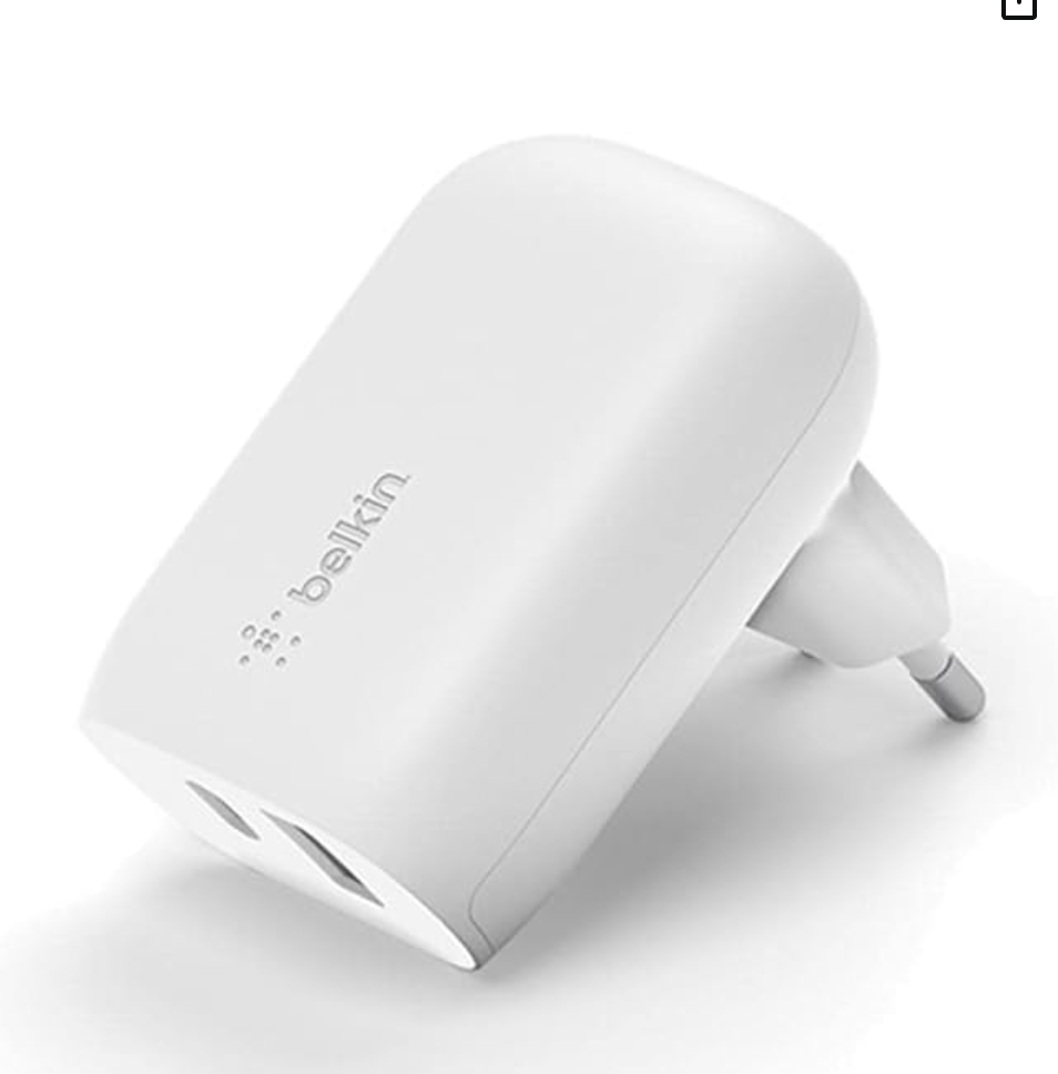Belkin Hızlı 25W USB-C + USB-A Şarj Cihazı 2 in 1