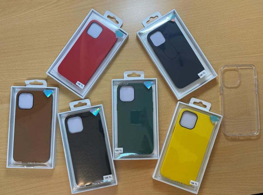 Iphone 12  -  12 Pro  Deri Kılıf