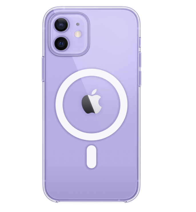 Iphone 12 ve 12 Pro MagSafe Şeffaf Silikon Kılıf